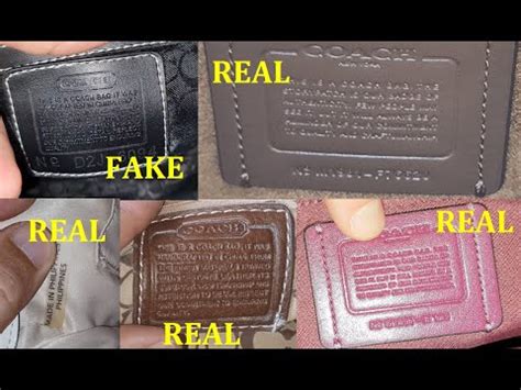 legit coach bag badge vs fake|are coach bags real.